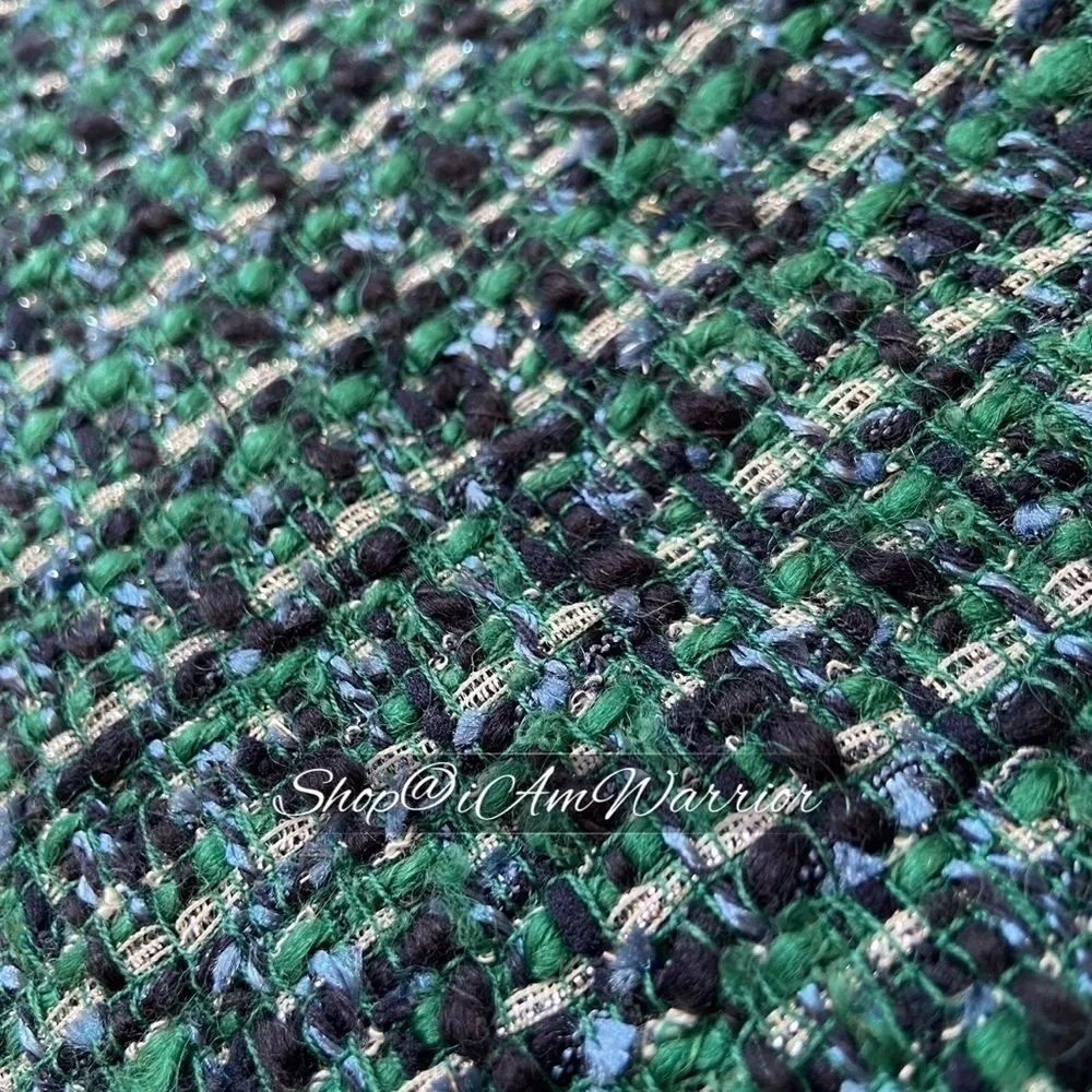 J.Crew Collection jeweled emerald + navy tweed blazer/jacket *shop@iamwarrior
